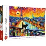 Puzzle Trefl Pisica din Paris, 1000 de piese, imagine produs