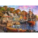 Puzzle Trefl Tea Time Portul minunat, imaginea de pe ambalaj