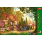 Puzzle Trefl 1000 piese Tea Time Cabană cu stuf, vedere suplimentară a produsului