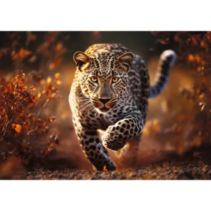 Puzzle Trefl Photo Odyssey cu tema leopard, imagine de prezentare a produsului