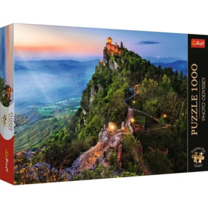 Puzzle Trefl Premium Plus Photo Odyssey 1000 piese, Turnul Cesta San Marino