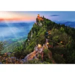 Puzzle Trefl 1000 piese cu Turnul Cesta din San Marino, imagine produs