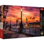Cutia puzzle Trefl Premium Plus Photo Odyssey cu Big Ben din Londra, 1000 de piese
