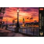 Puzzle Trefl Big Ben Londra cu 1000 de piese, recomandat copiilor de la 7 ani