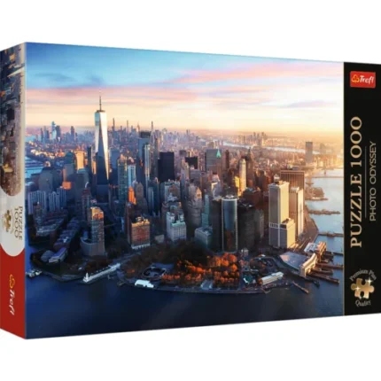 Cutia puzzle Trefl Premium Plus Photo Odyssey Manhattan New York cu 1000 de piese