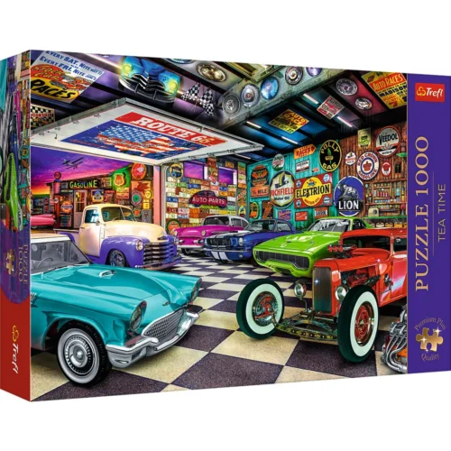 PUZZLE TREFL 1000 PREMIUM PLUS TEA TIME GARAJUL COLECTIONARULUI DE