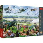 Cutia puzzle-ului Trefl Premium Plus Tea Time show aerian, 1000 de piese