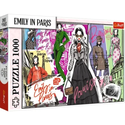Puzzle Trefl Emily la Paris cu 1000 de piese, imagine principală