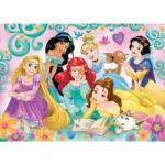 Puzzle Trefl Prințesele Disney Într-o seară de poveste, imaginea de pe ambalaj