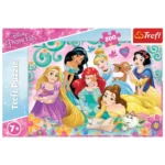 Puzzle Trefl cu 200 de piese și tema Prințesele Disney, pentru copii de 7+ ani