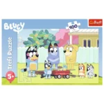 Puzzle Trefl Bluey Minunată lume a lui Bluey, vedere a ambalajului