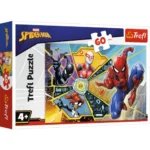 Puzzle Trefl Spiderman Pânză de păianjen cu 60 de piese, imagine principală
