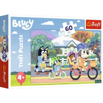 Puzzle Trefl Bluey Minunată Bluey cu 60 de piese, imagine principală