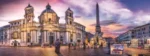 Puzzle Trefl Piața Navona Roma, 500 de piese, recomandat de la 7 ani