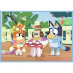 Puzzle Trefl Bluey și lumea ei, detaliu al imaginii de pe cutie