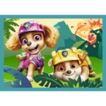 Puzzle Trefl 4 în 1 Patrula Cățelușilor, vedere frontală a cutiei
