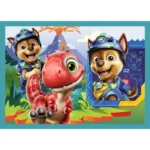 Set puzzle Trefl Patrula Cățelușilor cu tema Insula Dinozaurilor