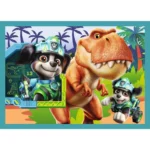 Detaliu cu imaginile puzzle-ului Patrula Cățelușilor de la Trefl