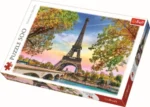 Cutia puzzle-ului Trefl Romanticul Paris cu 500 de piese