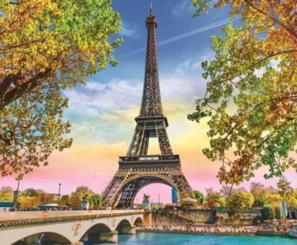 Puzzle Trefl Romanticul Paris 500 piese, imagine de prezentare a produsului