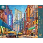 Puzzle Trefl Premium Plus Podul Manhattan 500 piese, imagine produs 3