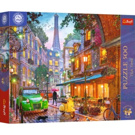 Cutia puzzle-ului Trefl Premium Plus Tea Time cu 500 de piese