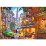 Puzzle Trefl Tea Time cu tema cafenea din Paris, imagine de prezentare