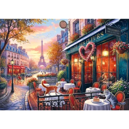 Puzzle Trefl Dragoste la Paris 500 piese pentru copii de 7+ ani, imaginea 2