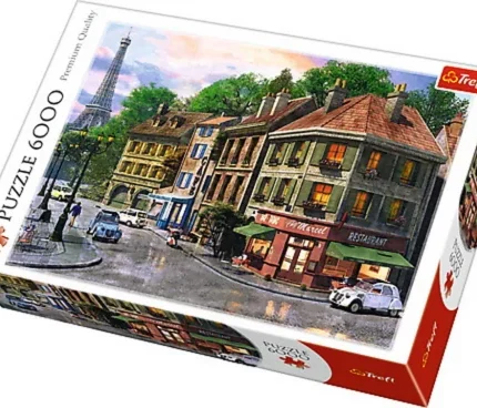 Puzzle Trefl Străzile Parisului cu 6000 de piese, imagine produs