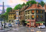 Ambalajul puzzle-ului Trefl 6000 piese Străzile Parisului, vedere suplimentară