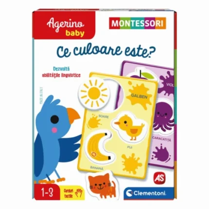 Joc educativ Clementoni Agerino Baby Montessori pentru recunoașterea culorilor, imagine 1