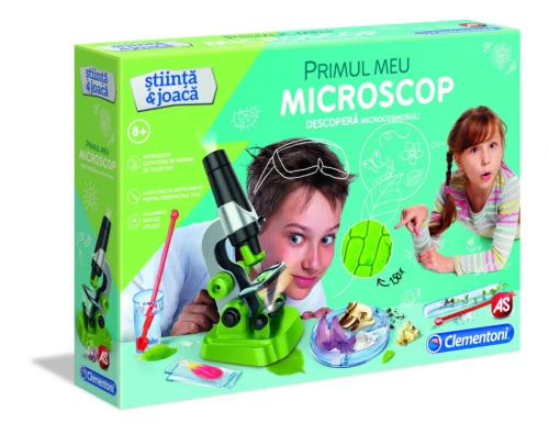 8005125503421-1 Set Clementoni Primul Meu Microscop cu mărire 150x