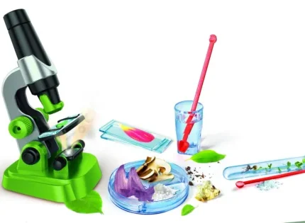 Primul Meu Microscop Clementoni, set complet de asamblat