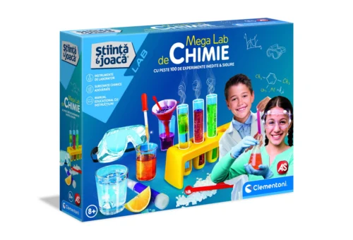 8005125503490-1 Cutia setului Clementoni Mega Lab de Chimie din seria Știință și Joacă