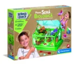 Set Clementoni Prima seră biologică, ambalajul produsului pentru copii de 7+ ani
