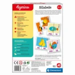 Conținutul setului Agerino Silabele: piese de puzzle, planșe și manual de instrucțiuni