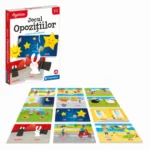 Detaliu cu imaginile ilustrate ale jocului educativ Agerino