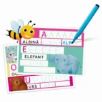 Clementoni Agerino Învăț să scriu – marker și burete din setul de joc