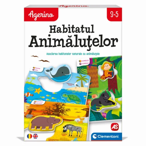 8005125508440-1 Joc educativ Clementoni Agerino Habitatul animăluțelor, imagine principală